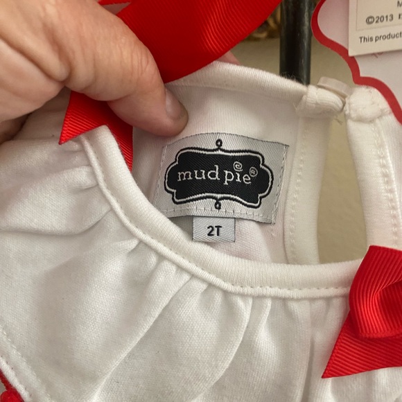 New With Tags Mudpie Santa Minky Pant set size 2T - Picture 12 of 14